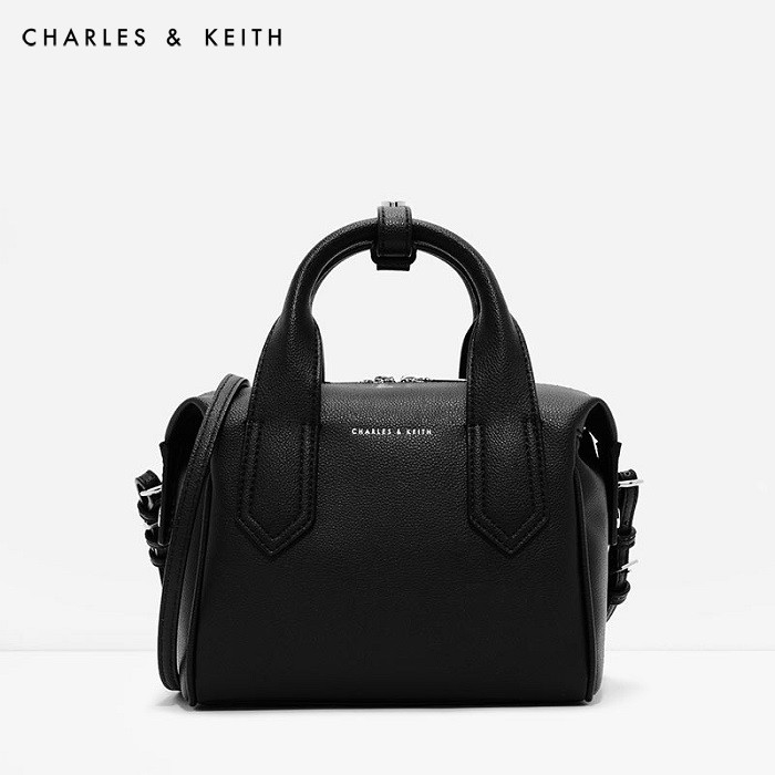 Jual SAG6169 TAS CHARLES AND KEITH CNK SOFT LEATHER BOWLING BAG Shopee Indonesia