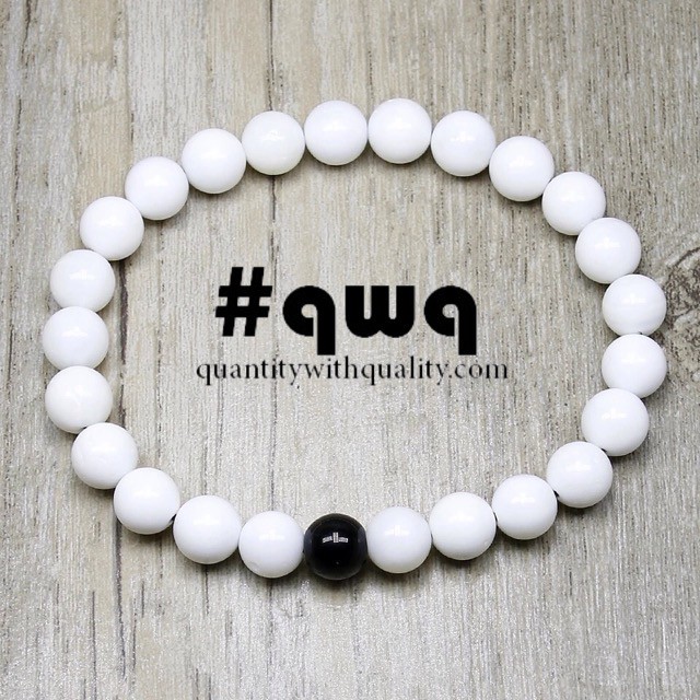 gelang pasangan batu cutom kado pacar hitam putih onyx 8mm korea aksesoris craft beads supplier