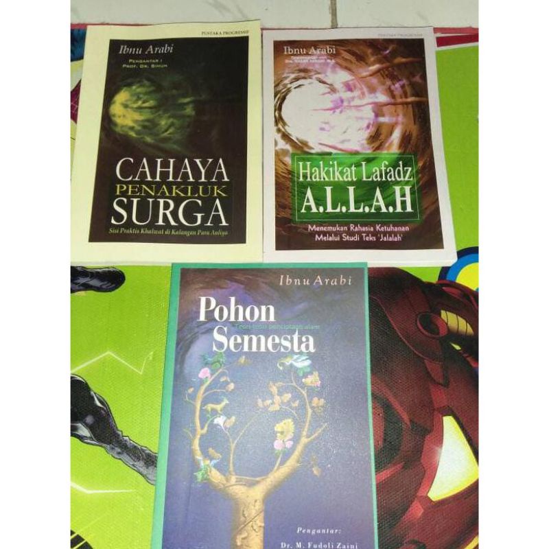 Paket 3 Buku Ibnu Arabi - Cahaya Penakluk Surga - Hakikat Lafadz Allah - Pohon Semesta - NR