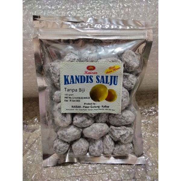 

Kandis Salju Tanpa Biji Rasa Asam Manis / Manisan Buah Kandis / Manisan Buah Buahan Khas Pontianak