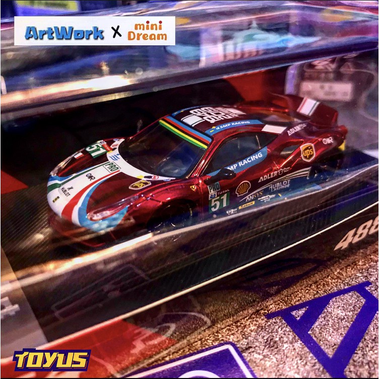CM Model Artwork X Mini Dream - FERRARI LB 488 LM - LBWK