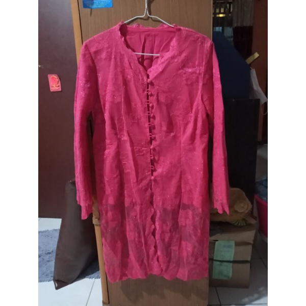 PL kebaya pink brukat