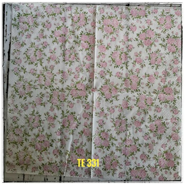 Tisu eropah ukuran 33x33 cm 1 pack= 20 pcs tidak campur motif 018