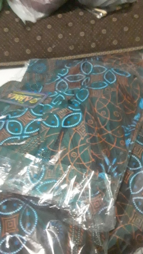 Batik Couple Keluarga Sania Ruffle Ori Ndoro Jowi Dnt Motif Sakura Merahh