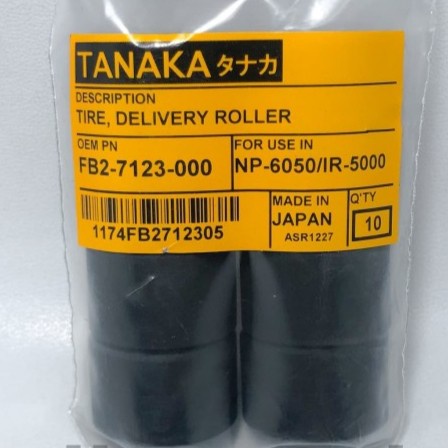 Delivery Roller Mesin Fotokopi Canon IR 5000/5075 Tanaka Jepang Satu Set 4pcs