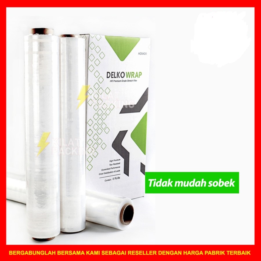 PLASTIK WRAPPING BUNGKUS BARANG BENING STRETCH FILM 30CM X 250M SATUAN