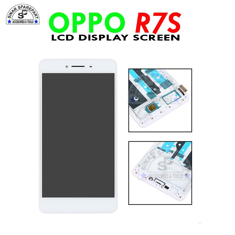 OPPO R7S LCD + touchscreen original 100% garansi