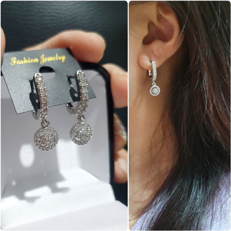 Anting Premium Lapis Silver925 perak channel anting silver Tidak Karatan Tidak bikin alergi anting premium Quality 073