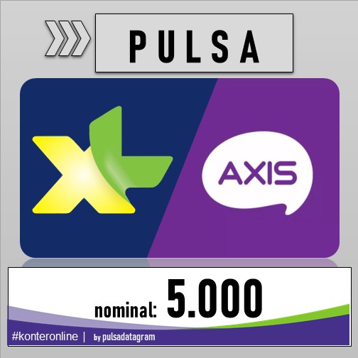 Pulsa XL Axis 5000 5 Ribu Murah #konteronline