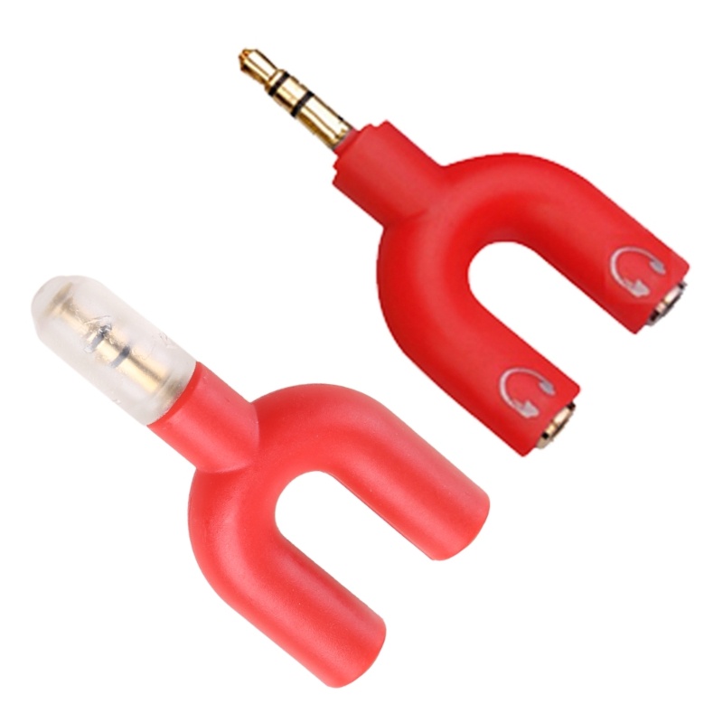 Adaptor Headphone btsg 1kabel Adapter split Y Male to 2female Untuk Kabel Aux 3.5mm Dual Nyaman 1sampai2jalur