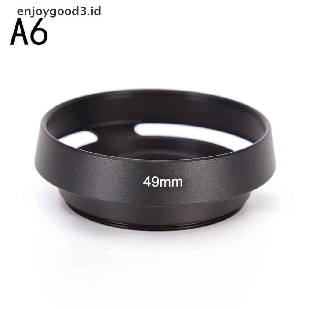 Hood Lensa Bahan Metal Ukuran 37 39 40.5 43 46 49 52 55 58 62 67mm Untuk Leica Canon