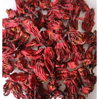1KG 1000gram Teh Bunga  Rosella  Merah Kering Siap Seduh 