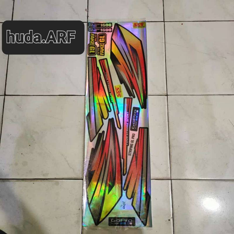 STRIPING HOLOGRAM GL PRO GL MAX LIS STICKER DECAL VARIASI HOLOGRAM GL PRO GL MAX