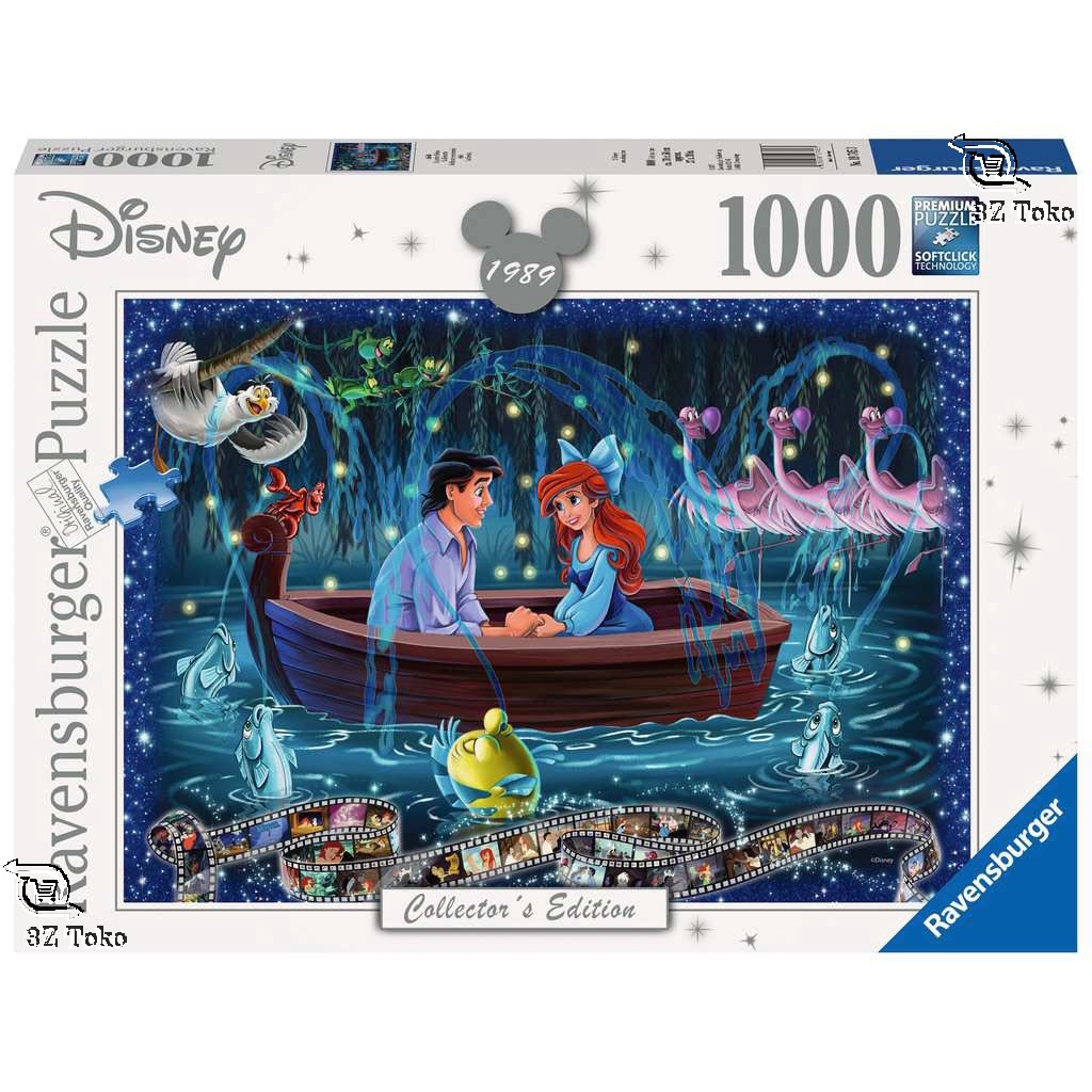 Jigsaw Puzzle: Ravensburger - Ravensburger - Disney: Little Mermaid - 1000 Piece