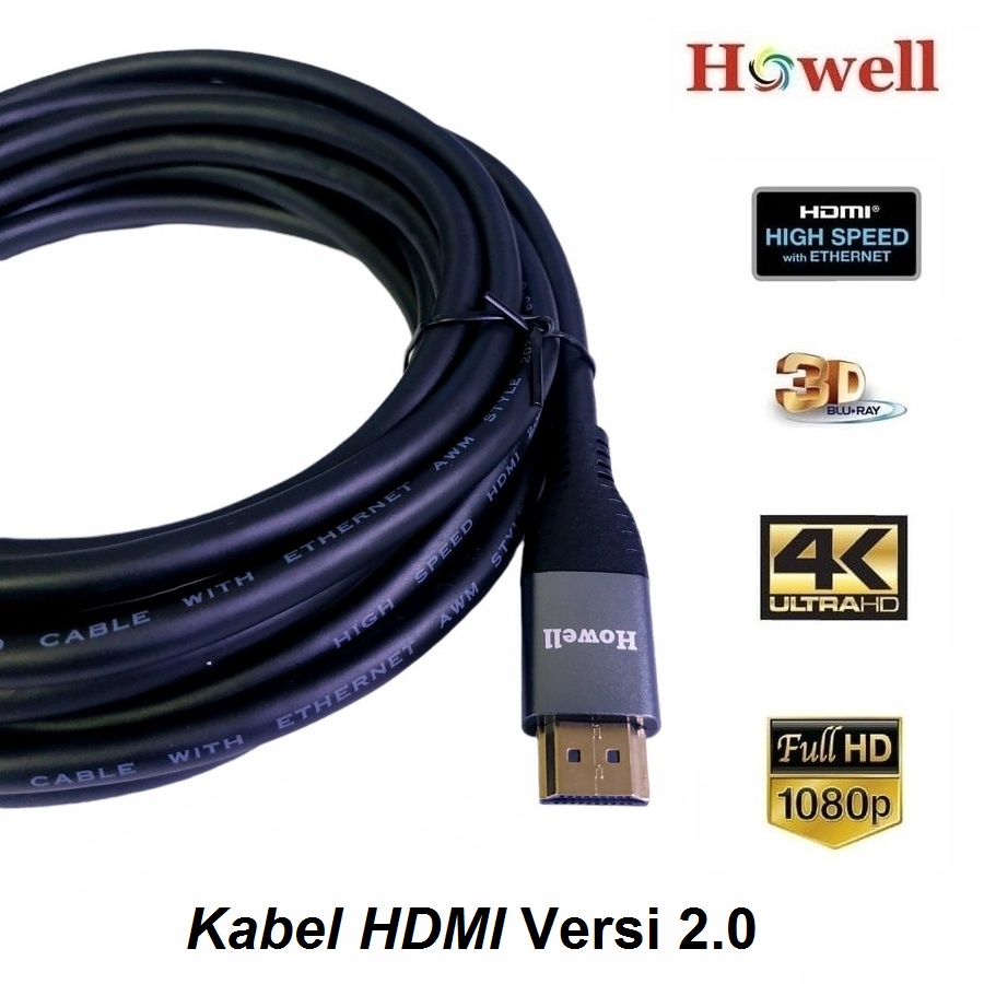 Howell Kabel hdmi 4K Versi 2.0 20M