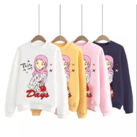 STAR - SWEATER WANITA HIJAB DAY