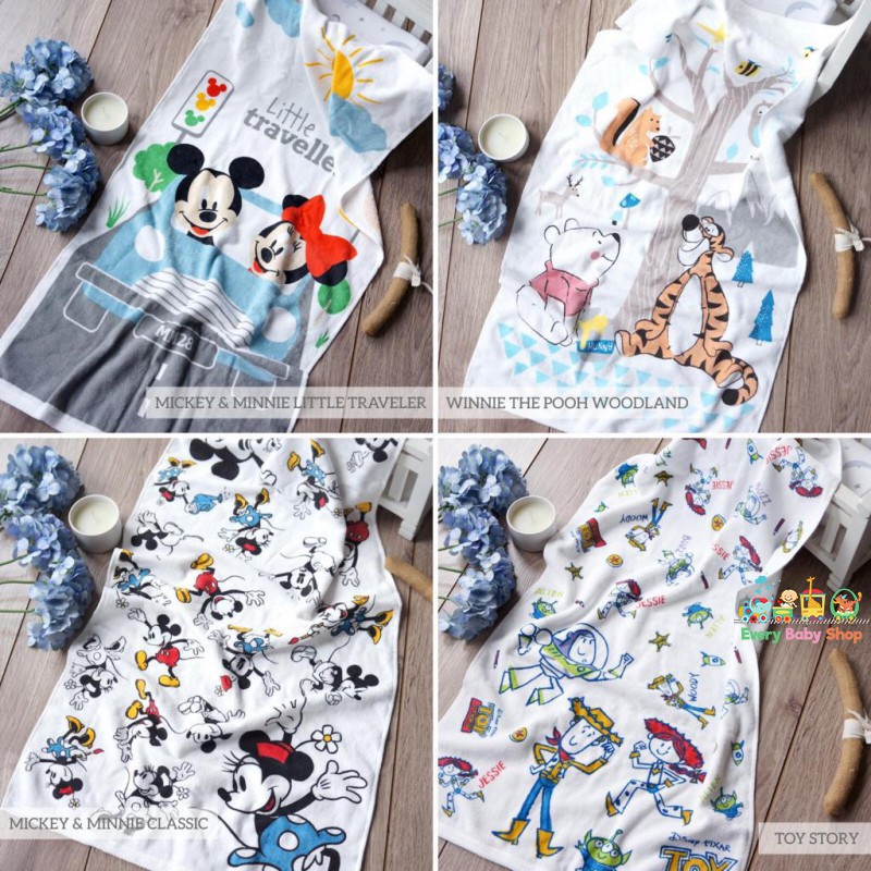 HANDUK Bayi LITTLE TERRY EXTRA SOFT by Terry Palmer uk 50 x 100cm DISNEY / BASIC SNI