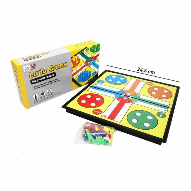 Ludo Game Magnetik Ukuran Besar