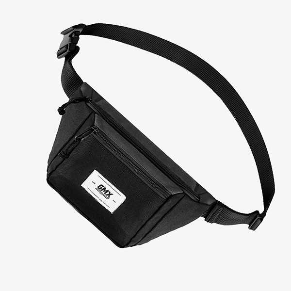 ta51i Geoff Max Official - Beval Black | Waistbag | Tas Selempang | Tas Pinggang