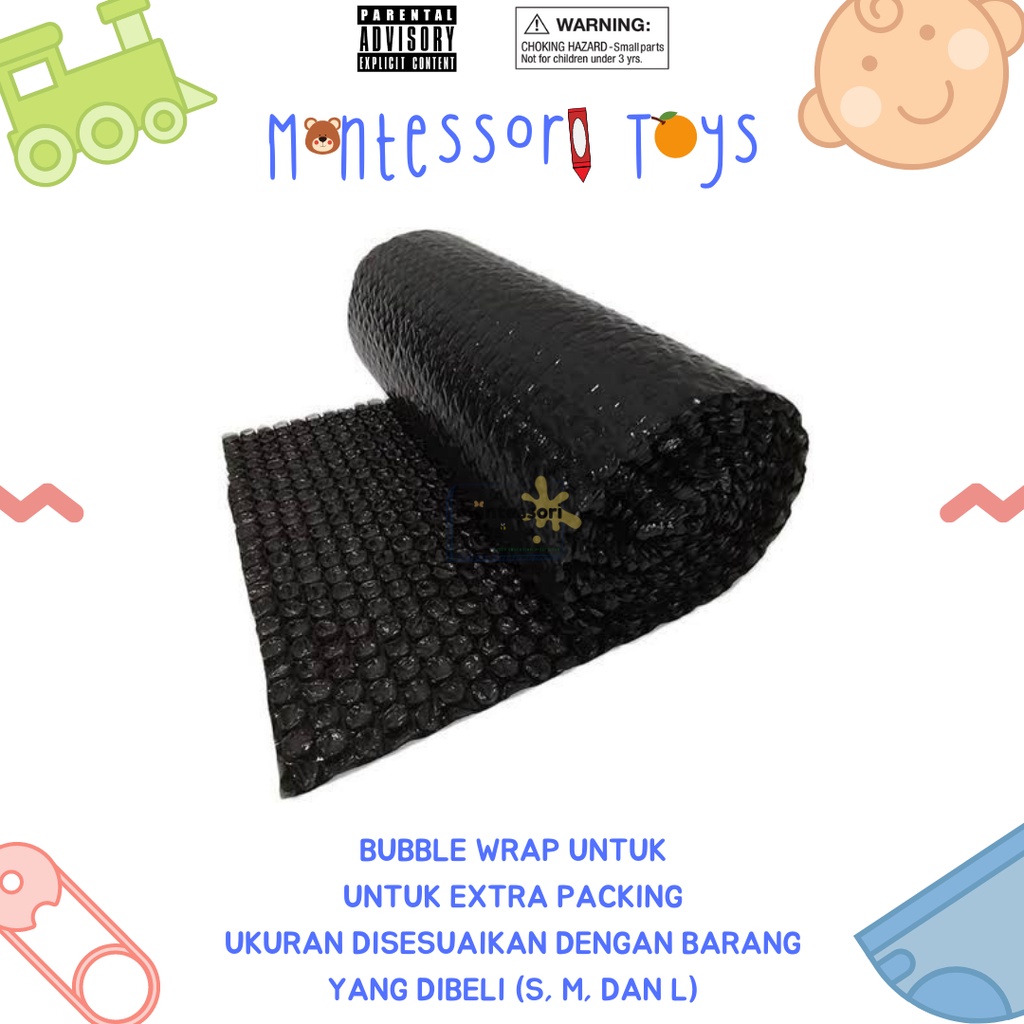 

[EXTRA PACKING] BUBBLE WRAP HARGA PER LEMBAR UKURAN S, M, DAN L