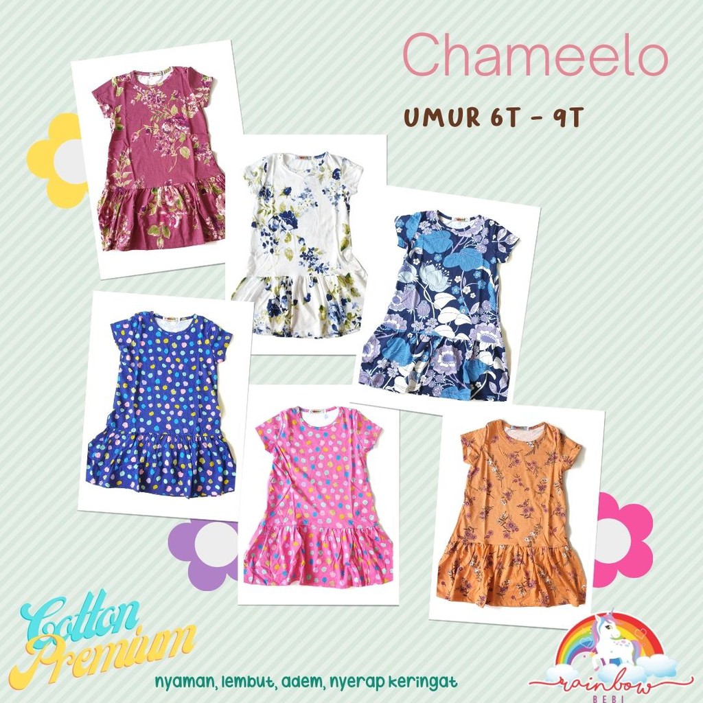 Dress Chameelo Anak Perempuan