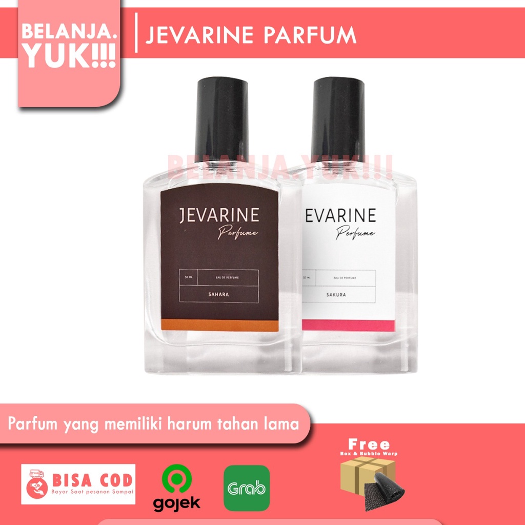 PARFUM JEVERINE COUPLE PARFUM PRIA&amp;WANITA PARFUME SAKURA&amp;SAHARA