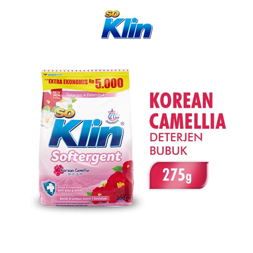 [Gift] Soklin Softergent Korean Camellia 275 gr