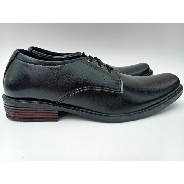 GLOBY -  Sepatu Pantofel Pria Tali - Sepatu Kerja - Sepatu Kantor - Sepatu Pantofel Hitam