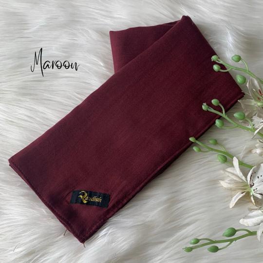 SEGIEMPAT PARIS PREMIUM BY RAUDHAH-Maroon