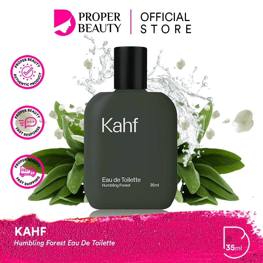 KAHF Humbling Forest Eau De Toilette Indonesia / Parfum Pria 35ml 100ml / Revered Oud True Brotherhood Invigorating Waterfall Saffron / Parfume Perfume EDT EDP / Skincare Body Care Hair Deodorant / Face Wash Serum Cream Sunscreen Mask / Man Cowo Paket Set