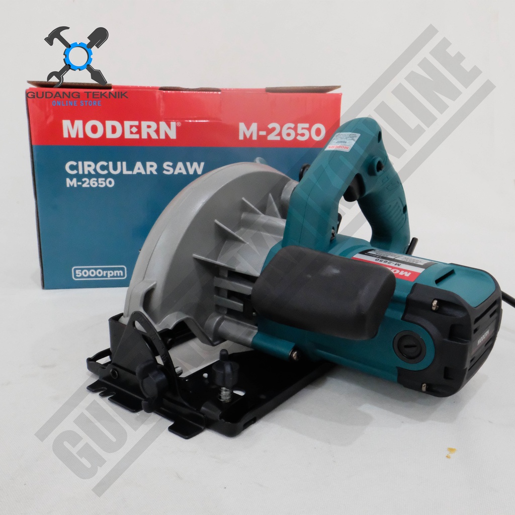 Modern M2650 / Circular Saw Modern M 2650 Mesin Potong Gergaji Kayu 7&quot; Modern