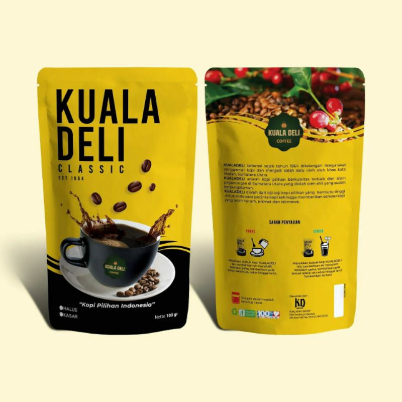 

Bubuk Kopi Sidikalang Robusta Kuala Deli 100 Gr