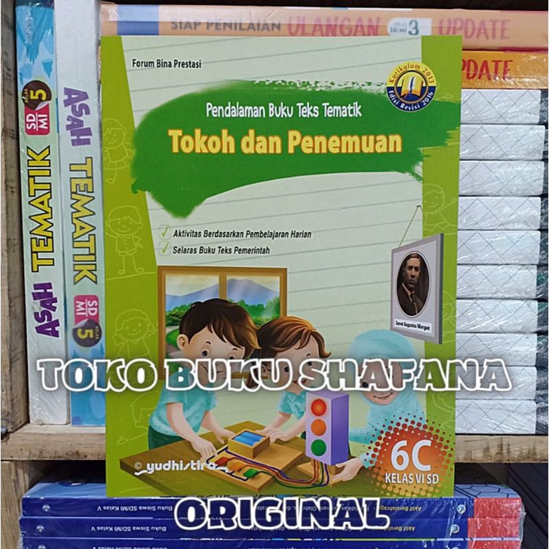 EDISI REVISI !!! PAKET PBT KELAS 6 SD 6A 6B 6C 6D 6E YUDHISTIRA K-13 - PENDALAMAN BUKU TEKS TEMATIK