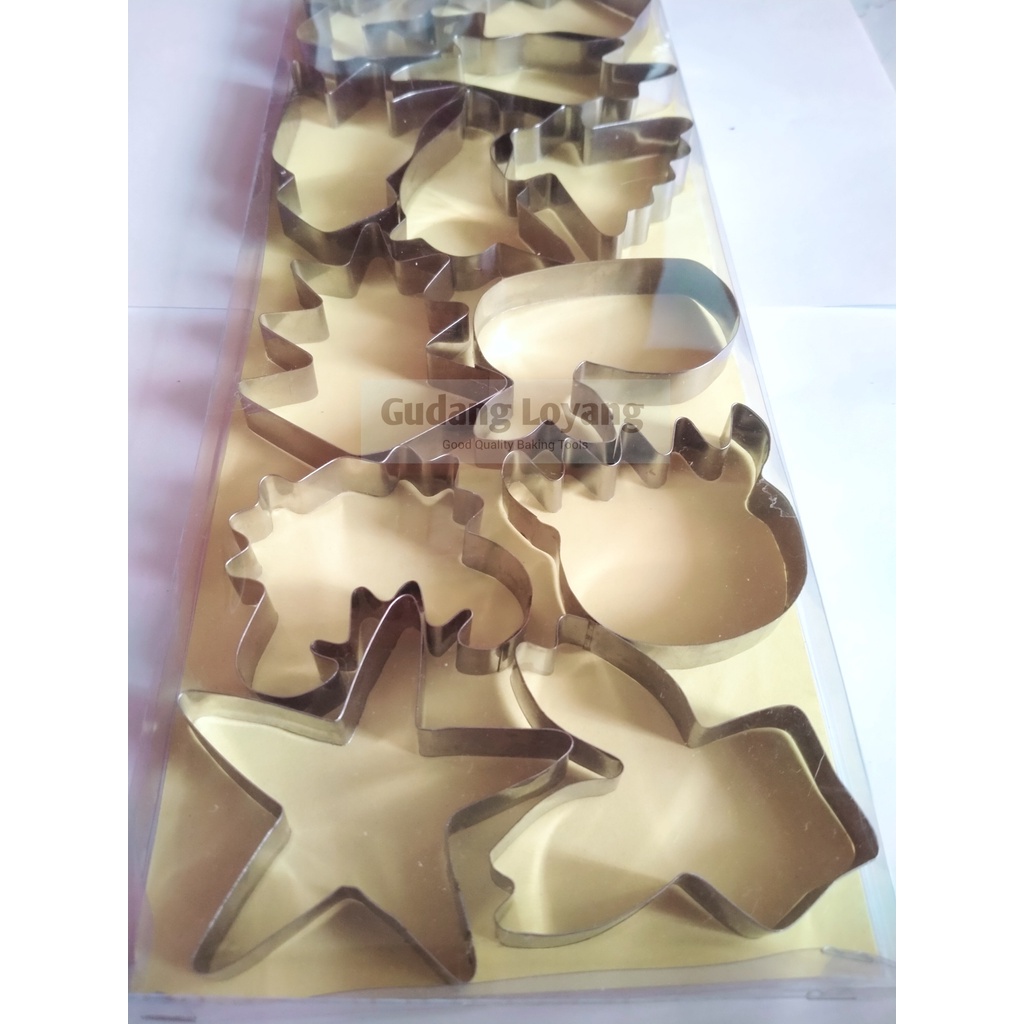 Cutter Cookies Cutter Kastangel Set 20 Cutter Fondant Cutter Dekorasi Cake Ultah Fondant Cetakan Nugget Cutter Nugget