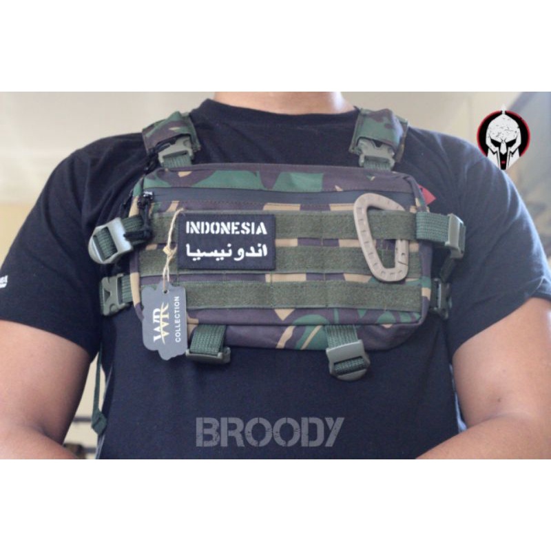 Tas Dada Loreng TNI Tactical / Tas Dada Multifungsi