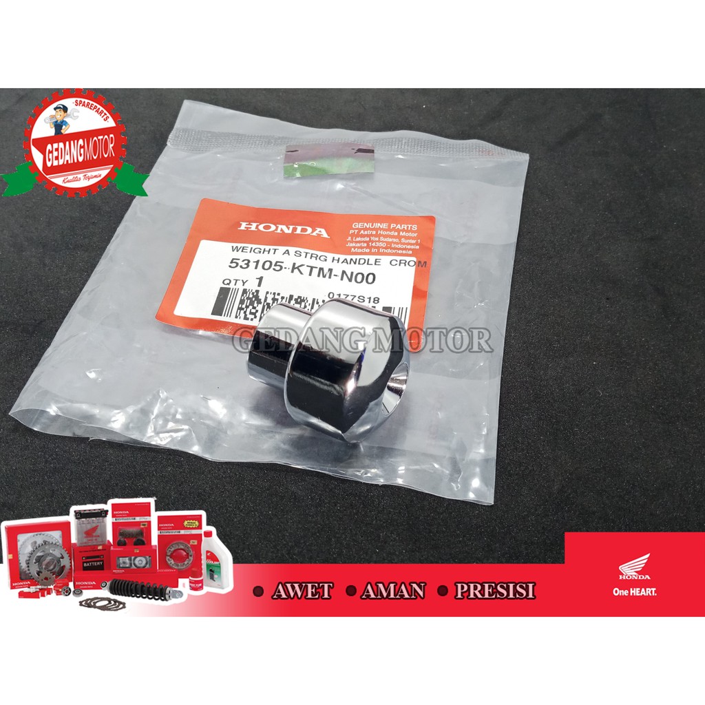 JALU BALANCER STANG SUPRA X125 CROM KRUM ASLI AHM 53105-KTM-N00