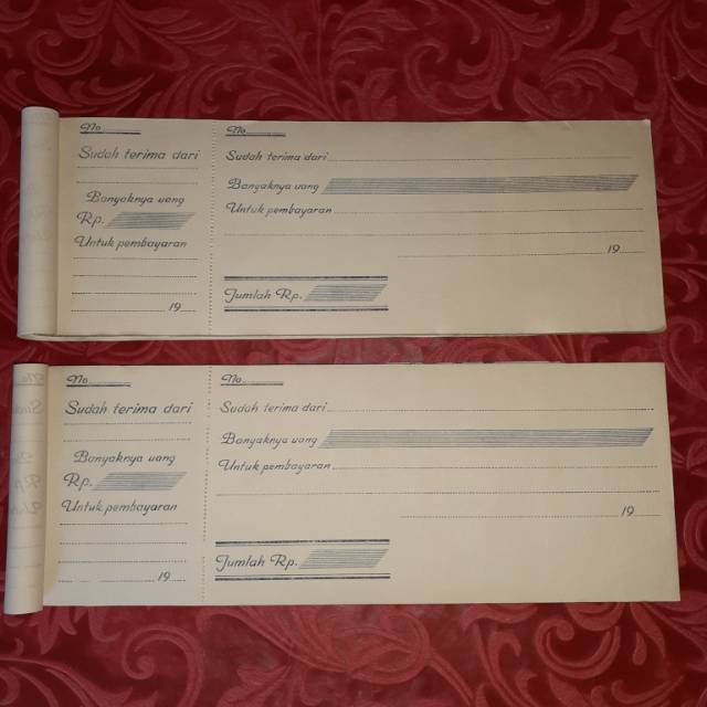 

Koleksi Kwitansi Lama Jadul Untuk Tahun 70 - 80 - 90 An