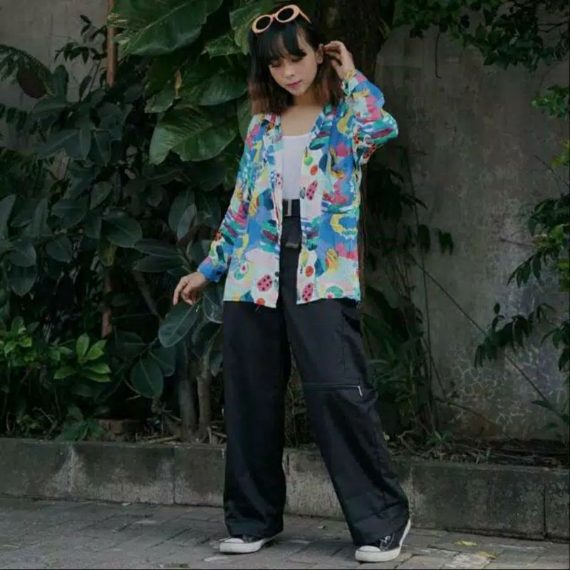 ZIPPER PANTS CARGO WANITA  DEWASA/ CELANA PANJANG CHINO MURAH KEKINIAN