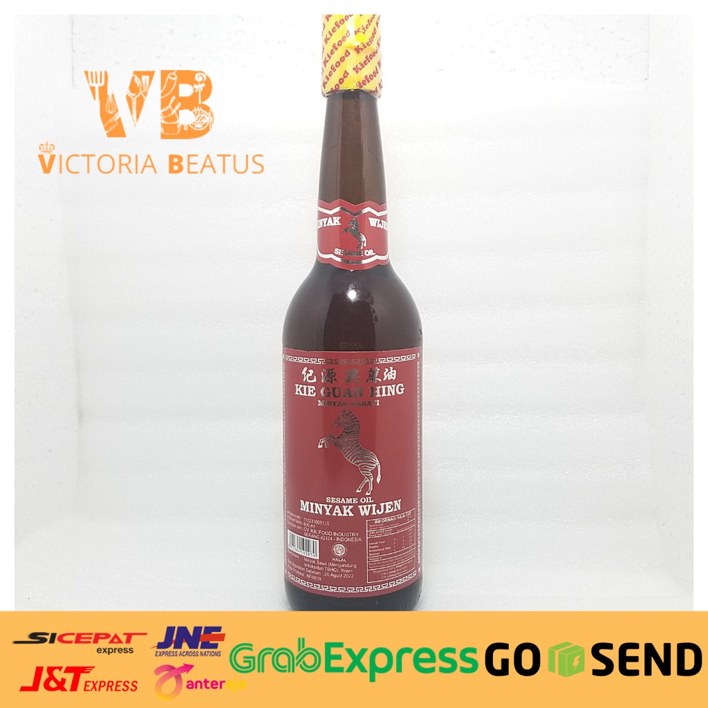 

KIE GUAN HING MINYAK WIJEN / SESAME OIL 600ML (ZEBRA/KUDA)