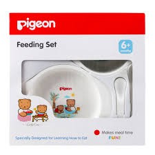 Pigeon feeding set small/perlengkapan makan