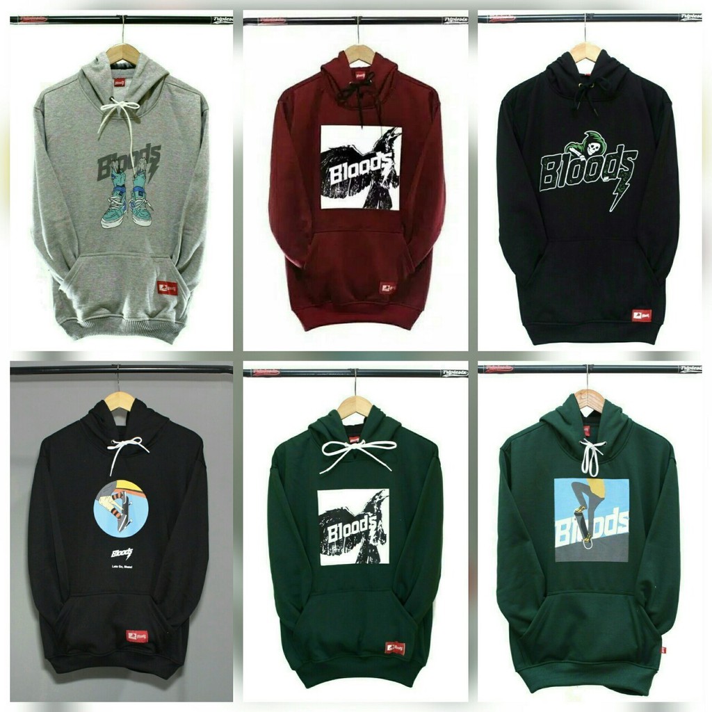 Jual HOODIE DISTRO BLOODS / JAKET BLOODS / SWEATER BLOODS PRIA WANITA