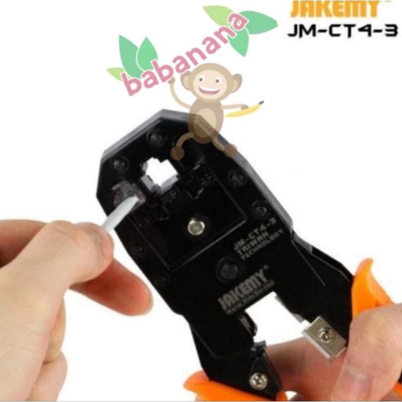 Jakemy crimping tool JM-CT4-3 lan kabel rj45 alat krimping tang cable