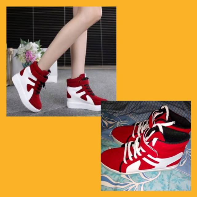 SEPATU WANITA BOOTS SAPI IMPORT FASHION KOREA BOOTS REMAJA