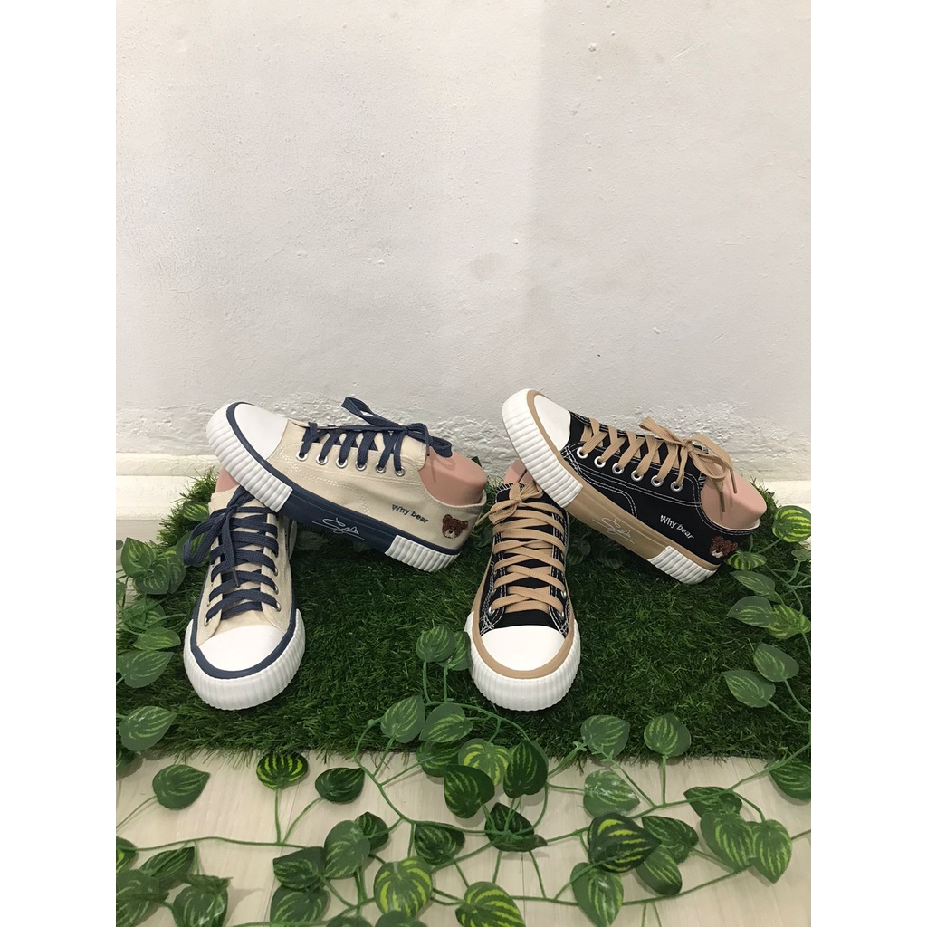 HS / Sneakers Kanvas Wanita Casual Import Fashion Shoes 258