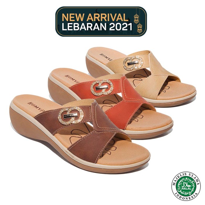 HOMYPED BETRICE N55 SANDAL WANITA - KREM, 38
