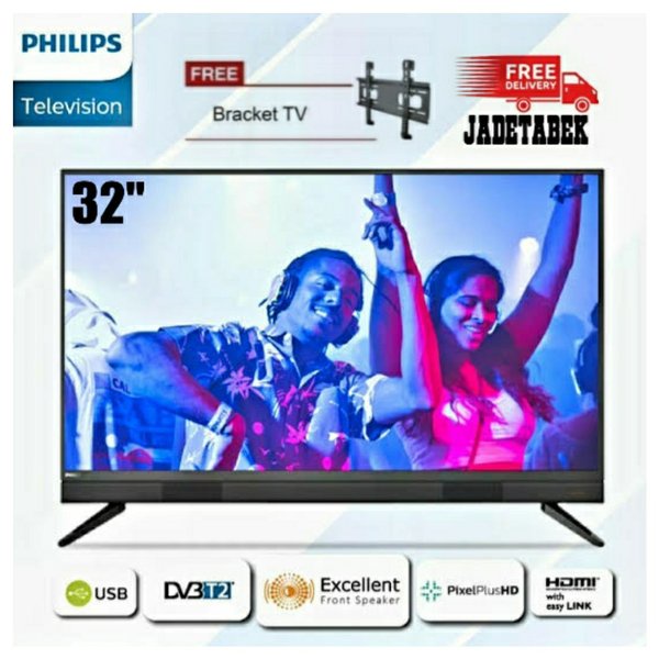 PHILIPS LED TV 32PHT5583 32 INCH DIGITAL DVBT2 with FRONT SPEAKER - HDMI USB MOVIE