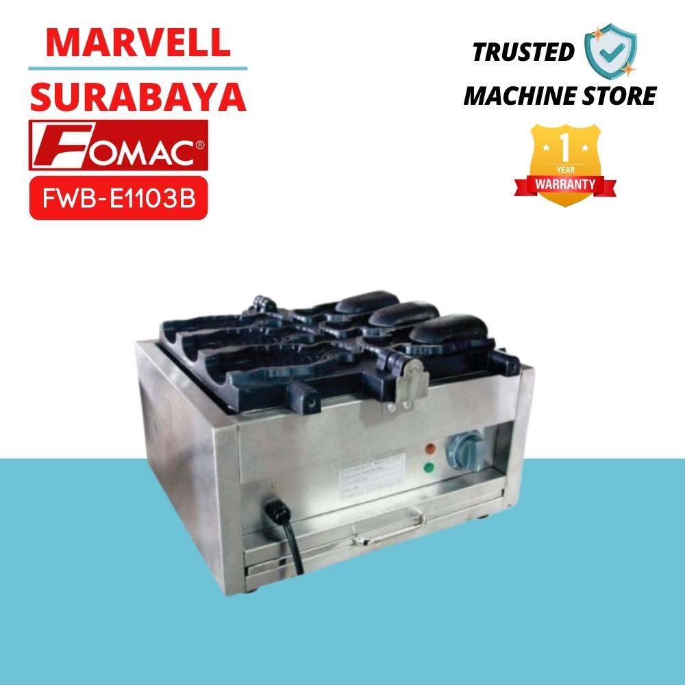 WAFFLE MAKER FOMAC FWB-E1103B MESIN CETAK WAFEL TAIYAKI IKAN LISTRIK