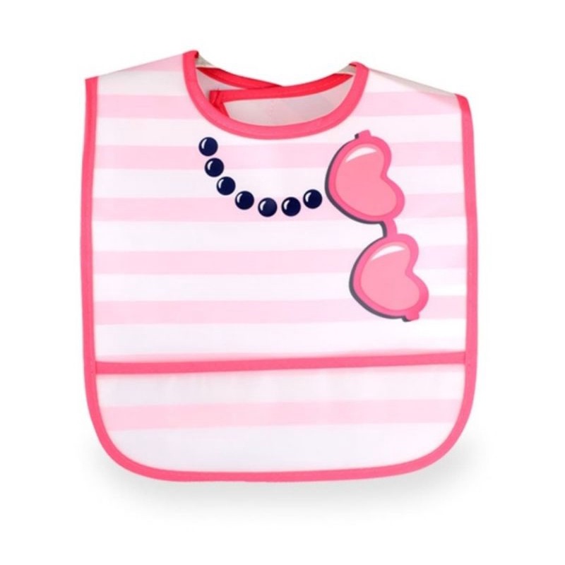 LustyBunny Bib Slabber Plastik Waterproof ATL1009-12/Celemek Bayi