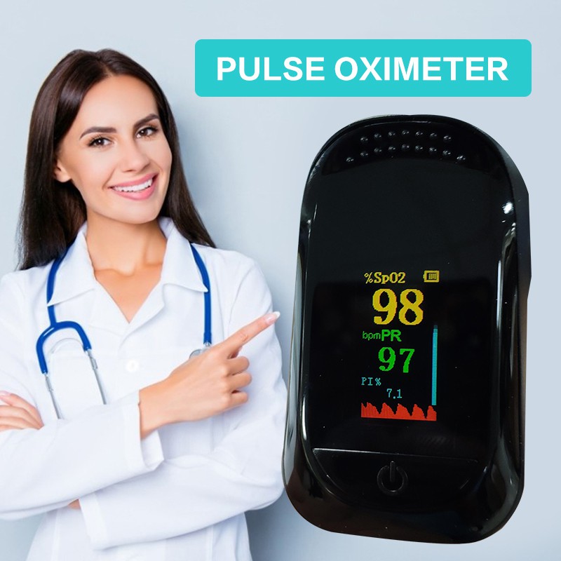 Oximeter COD Fingertip Pulse Oximeter Sp02 Alat Kesehatan Cek Detak Jantung