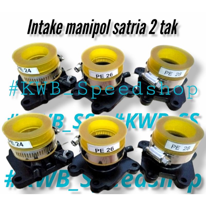 Manipol manipul manifold SATRIA 2TAK PE 24 26 28 30 32 34 35 INTAKE MANIPOL INTEK KARBU TEFLON SATRIA 2 TAK MANIFOLD INTAKE UKURAN PE 24 26 28 30 32 34 35